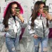 Куртка на холлофайбере Серебро короткая