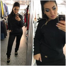 Теплый женский костюм турецкая трехнитка кофта и штаны 