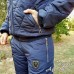 Мужской зимний лыжный костюм на синтепоне и овчине 