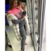 Теплый женский костюм свитер и штаны шерсть с акрилом Теплый женский костюм свитер и штаны шерсть с акрилом