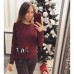 Джемпер с украшением надпись