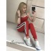 Костюм для фитнеса майка и спортивные штаны