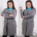 Женский кардиган букле Большие размеры 