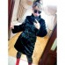 Шубка с поясом мех под норку 