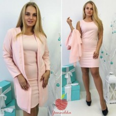 Двойка платье + кардиган