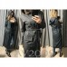 Женский длинный плащ с капюшоном 
