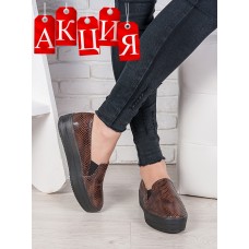 АКЦИЯ!!! слипоны кожаные 6976-28