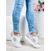 Кроссовки ALIKA белый + серебро 6250-28 Кроссовки ALIKA белый + серебро 6250-28