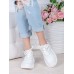 Кроссовки кожа в стиле Balenc!aga белые 6994-28 Кроссовки кожа в стиле Balenc!aga белые 6994-28